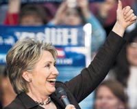 Komik olma Hillary Clinton