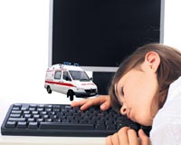 nternetin bandan ambulansla kaldrld